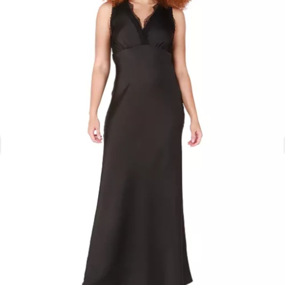 Women's Chiffon V-Neck Sleeveless Maxi Dress